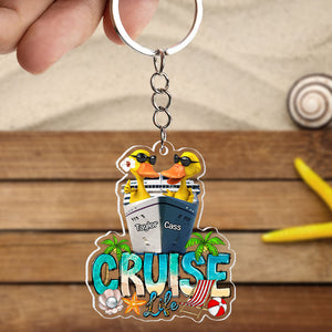 Cruise Life Personalized Keychain, Gift For Cruising Lovers - Keychains - GoDuckee