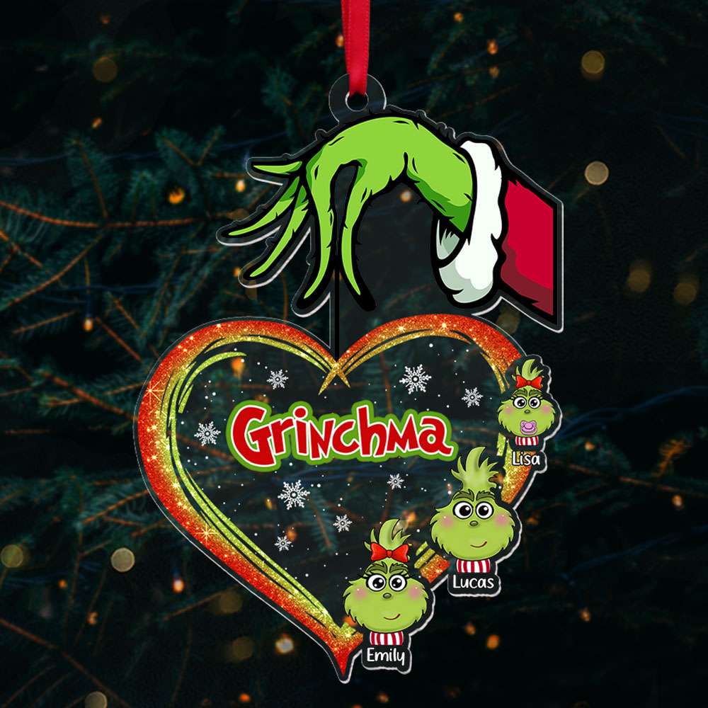 Personalized Gifts For Grandma Christmas Ornament 03TOTI230724 - Ornament - GoDuckee