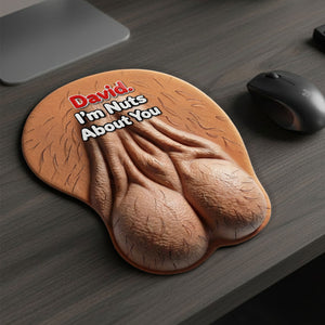 Spicy Humor Couple 3D Mouse Pad - Personalized Gift For Couples 01HUTI271225 - Mouse Pads - GoDuckee