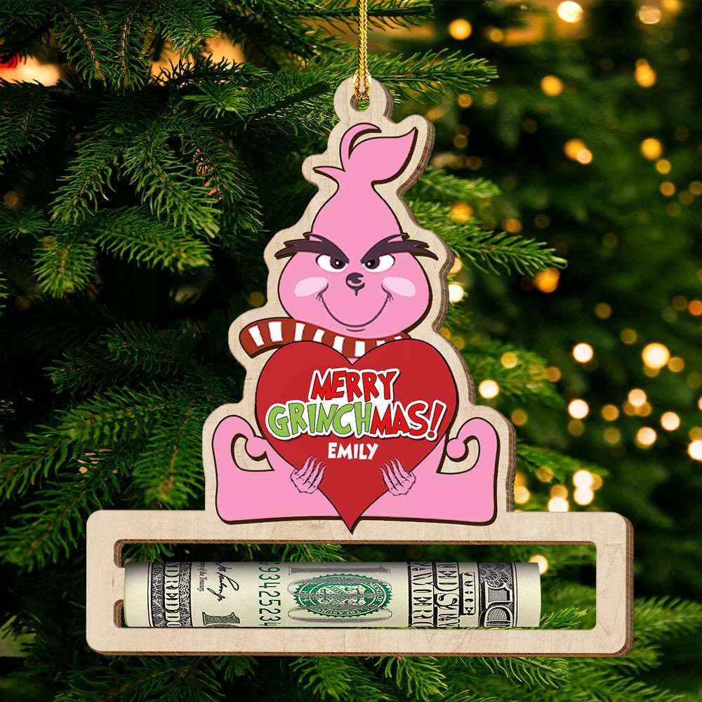 Personalized Christmas Money Holder, Family Christmas Gift