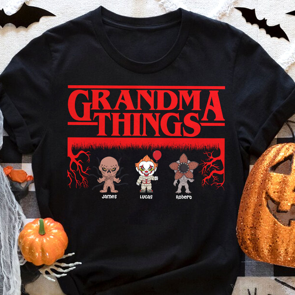 Gift For Family, Personalized Shirt, Horror Movie Family Shirt, Halloween Shirt 04NATI140823HA - Shirts - GoDuckee