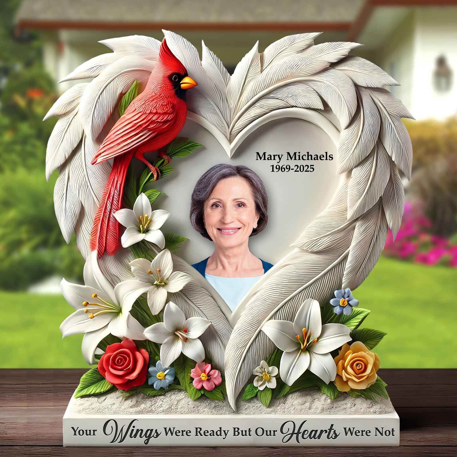 Memorial Heaven Plaque - Custom Photo Gifts 011huti170425 - Shaped Plaques - GoDuckee