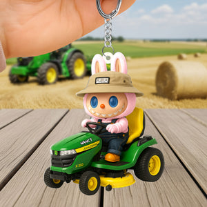Farmer Doll Keychain - Personalized Gifts For Farmers 05ohti280625 - Keychains - GoDuckee