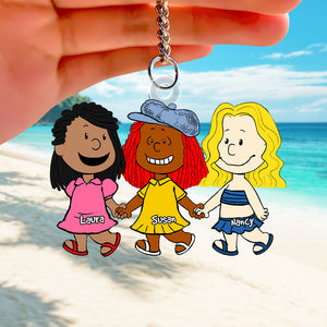 Personalized Gifts For Best Friends Keychain 05acti150125 - Keychains - GoDuckee
