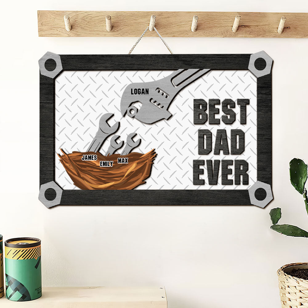  Fathers Day Gift for Dad, Personalized Dad Sign with