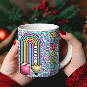 Gifts For Teacher, Personalized Coffee Mug, Christmas Gifts - Coffee Mug - GoDuckee