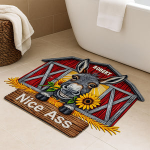Funny Donkey Doormat - Personalized Gifts For Donkey Lovers 02nati140825 - Doormat - GoDuckee