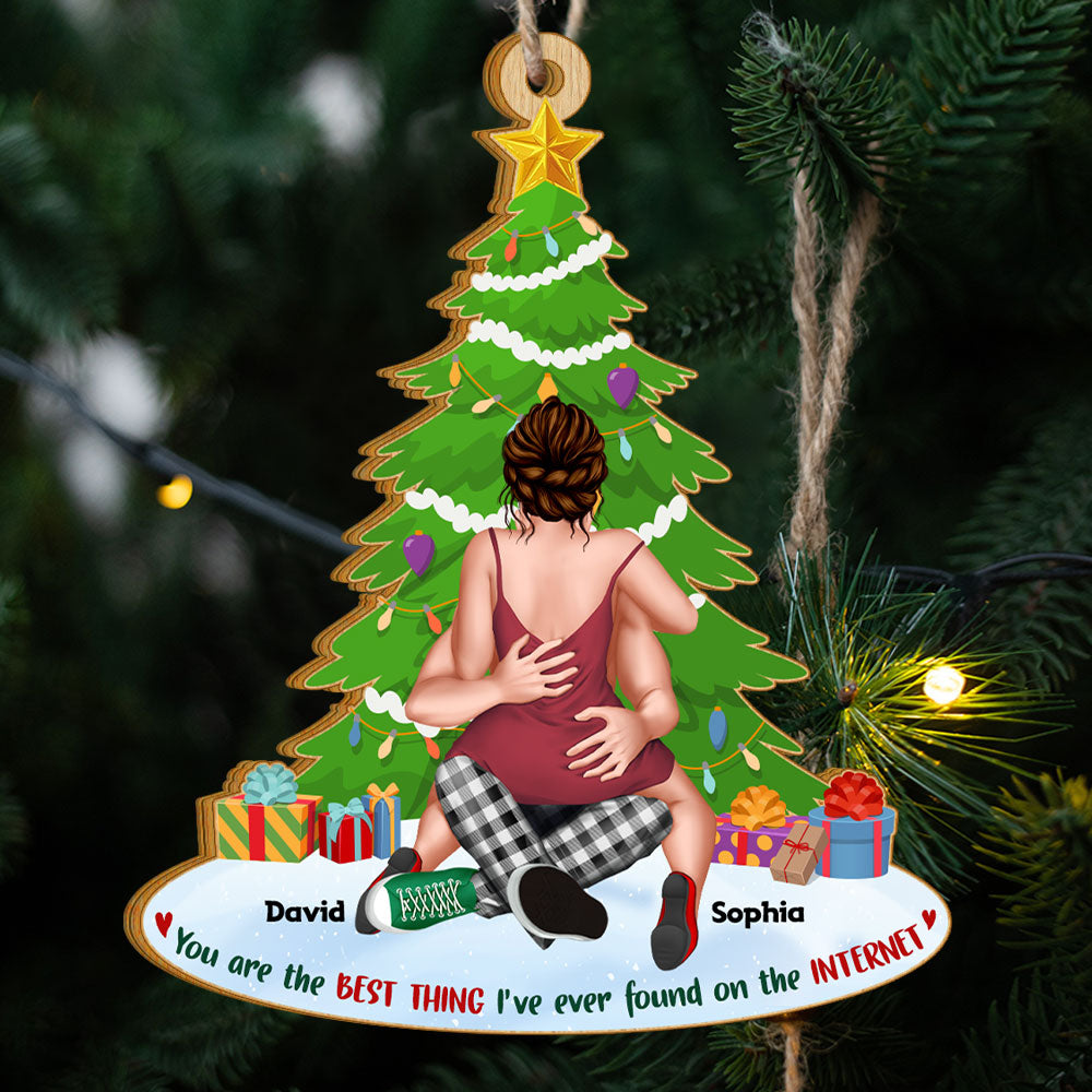 You Are The Best Thing, Couple Gift, Personalized Acrylic Ornament, Funny Couple Ornament, Christmas Gift - Ornament - GoDuckee