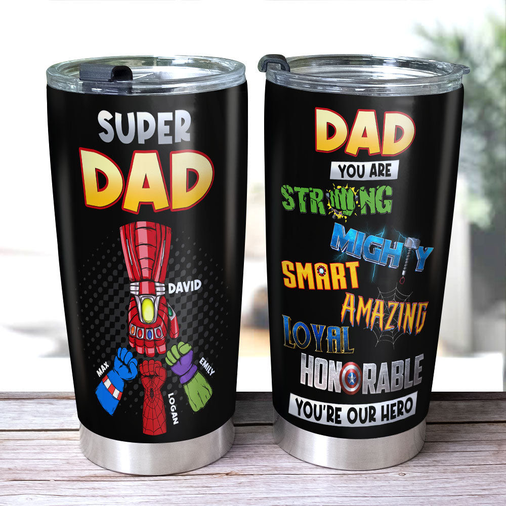 Dad You Are Great Personalized Tumbler - 01QHTI240523HA - Tumbler Cup - GoDuckee