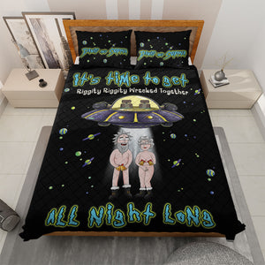Personalized Gifts For Couple Quilt Bed Set 04TOTI020724HG - Blanket - GoDuckee