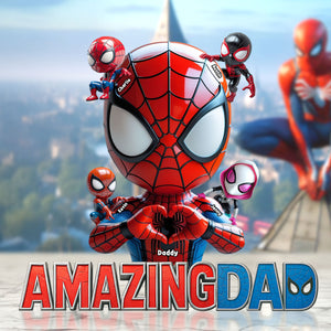 Amazing Spider Plaque Personalized Gifts For Dad 04nati080525 - Shaped Plaques - GoDuckee