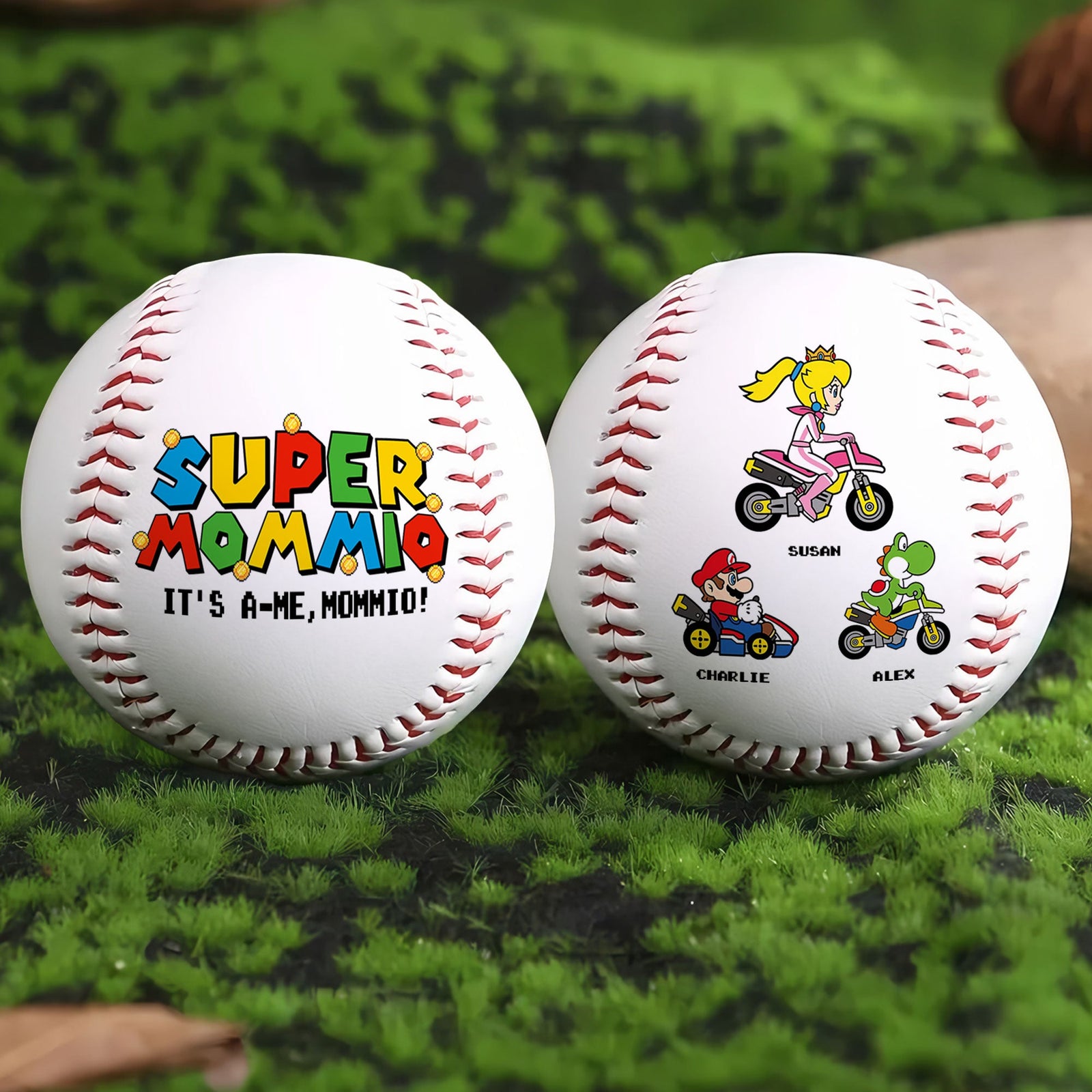 Personalized Gifts For Mom Baseball Super Mommio-Homacus