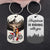 Happiness Is Riding With You, Couple Gift, Personalized Stainless Steel Engraved Keychain, Motor Couple Keychain 01TOTI111223PA - Keychains - GoDuckee