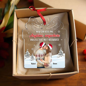 Personalized Custom Photo Gifts For Couples Christmas Acrylic Ornament 03PGTI281024 - Ornament - GoDuckee