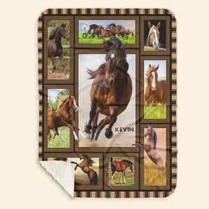 Personalize Gifts For Horse Lover Blanket 051qhti030125 - Blanket - GoDuckee