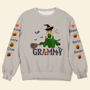 The Witchy Family, Knitted Ugly Sweater, Gifts For Family - AOP Products - GoDuckee
