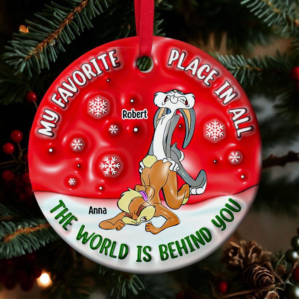 Personalized Gifts For Couple Christmas Ornament 02ohti261024 - Ornament - GoDuckee