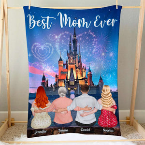 Best Family Ever, Personalized Blanket Gift 03QHDT040323TM - Blanket - GoDuckee