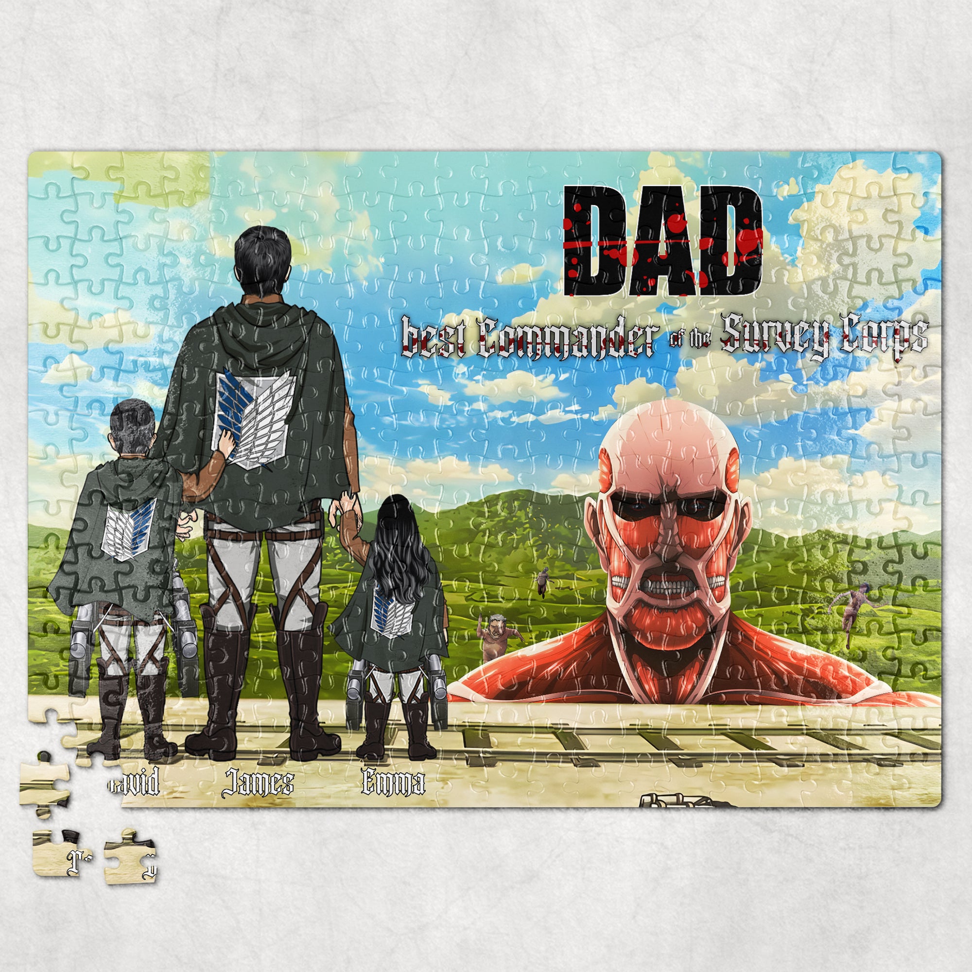 Personalized Gifts For Dad Jigsaw Puzzle 01KADC230524 Father's Day Gift - Jigsaw Puzzles - GoDuckee