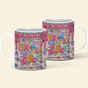 In My Maestra Era, Personalized Coffee Mug, Christmas Gifts For Teacher - Coffee Mug - GoDuckee