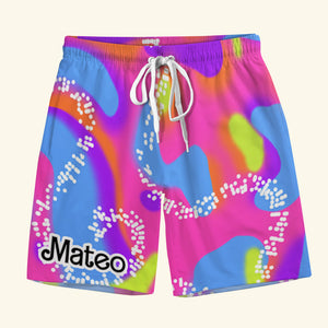 Personalized Couple Beach Shorts 05ACDT011223, Gift For Couple - Beach Shorts - GoDuckee