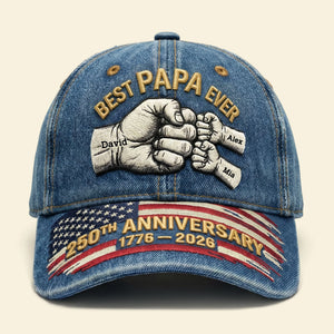 USA 250th Anniversary Classic Cap - Personalized Gifts For Patriots 06nati280226-Homacus