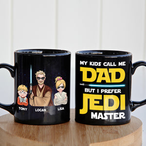 My Kids Call Me Dad Personalized Black Mug 02nati100523tm - Coffee Mug - GoDuckee