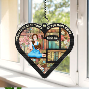 Personalized Gifts For Book Lover Suncatcher Ornament 02kadc210624pa - Ornament - GoDuckee