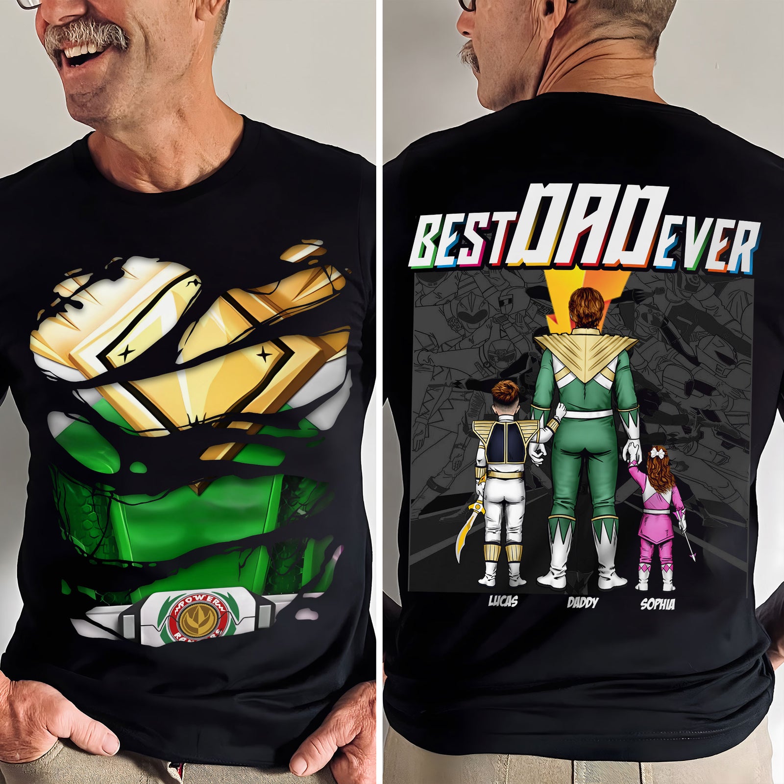 Best Mighty Dad Personalized Gifts For Dad 05huti160525 - Shirts - GoDuckee