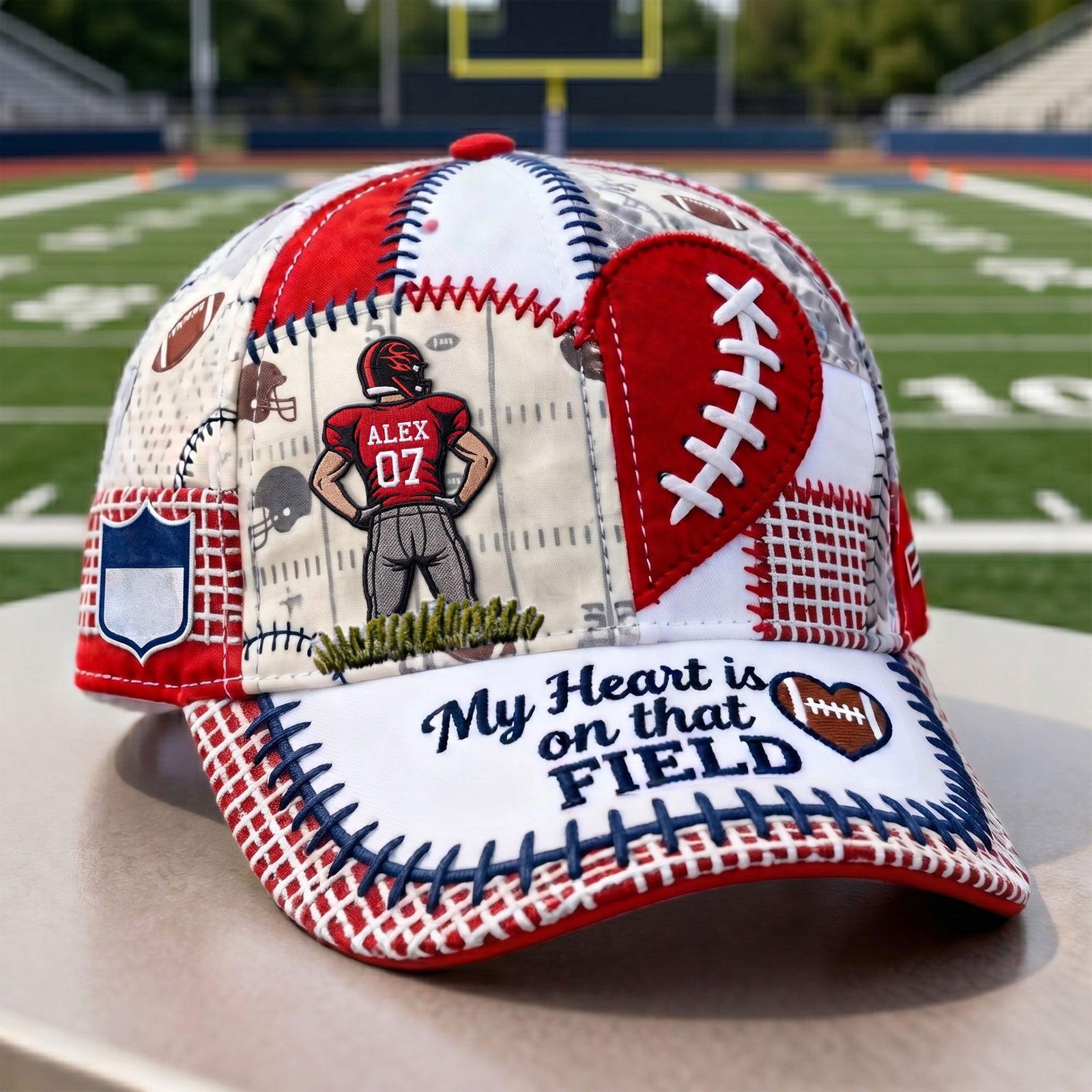 Supportive American Football Parent Classic Cap - Personalized Gift For Proud Football Families 02qhti220426 - Caps - GoDuckee