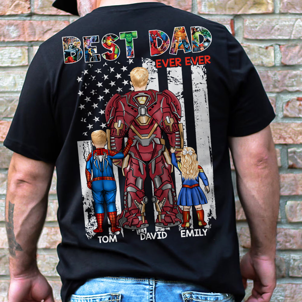 Best Family Dad Ever 01ACDT150523TM Personalized Family Shirt Sweatshirt Hoodie, Happy Father's Day Gift - Shirts - GoDuckee