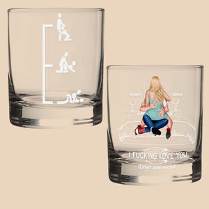 Personalized Gifts For Naughty Couple Whiskey Glass 03toti301124hh - Whiskey Glass - GoDuckee