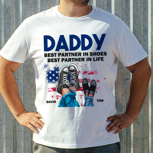 Family Daddy Shoes 01HTDT240423 Personalized T-shirt, Hoodie, Sweatshirt - Shirts - GoDuckee