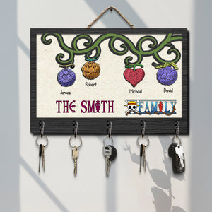 Personalized Family Key Hanger 02HTDC080624 - Wood Sign - GoDuckee