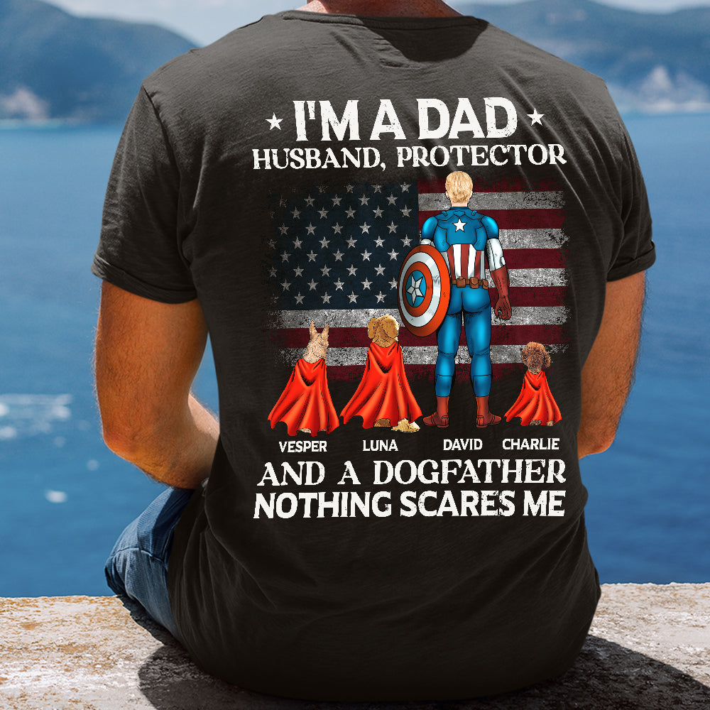Super Dog Father 03DTDT220423TM Father's Day Personalized Shirt - Shirts - GoDuckee