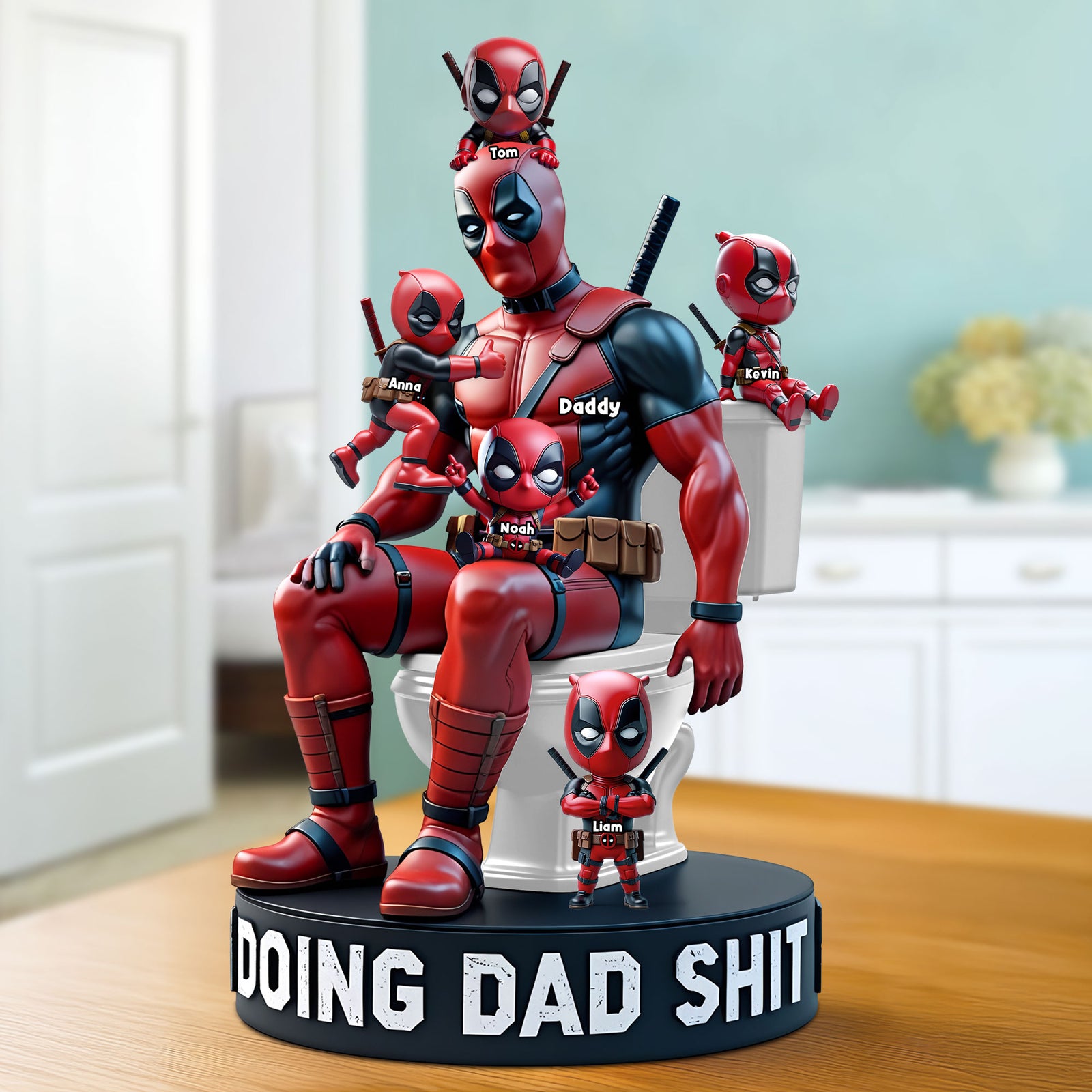 Doing Dad Sh** Plaque - Personalized Gifts For Dad 02nati140525 - Shaped Plaques - GoDuckee