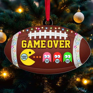 Game Over, Gift For Football Lover, Personalized Acrylic Ornament, Football Game Fan Ornament, Christmas Gift 02HTTI270923 - Ornament - GoDuckee