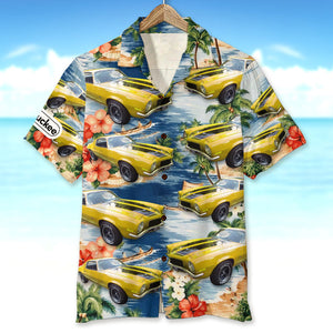 Gift For Cars Lover, Personalized Hawaiian Shirt, Custom Image Car Upload Summer Hawaiian Shirt, Summer Gift - Hawaiian Shirts - GoDuckee