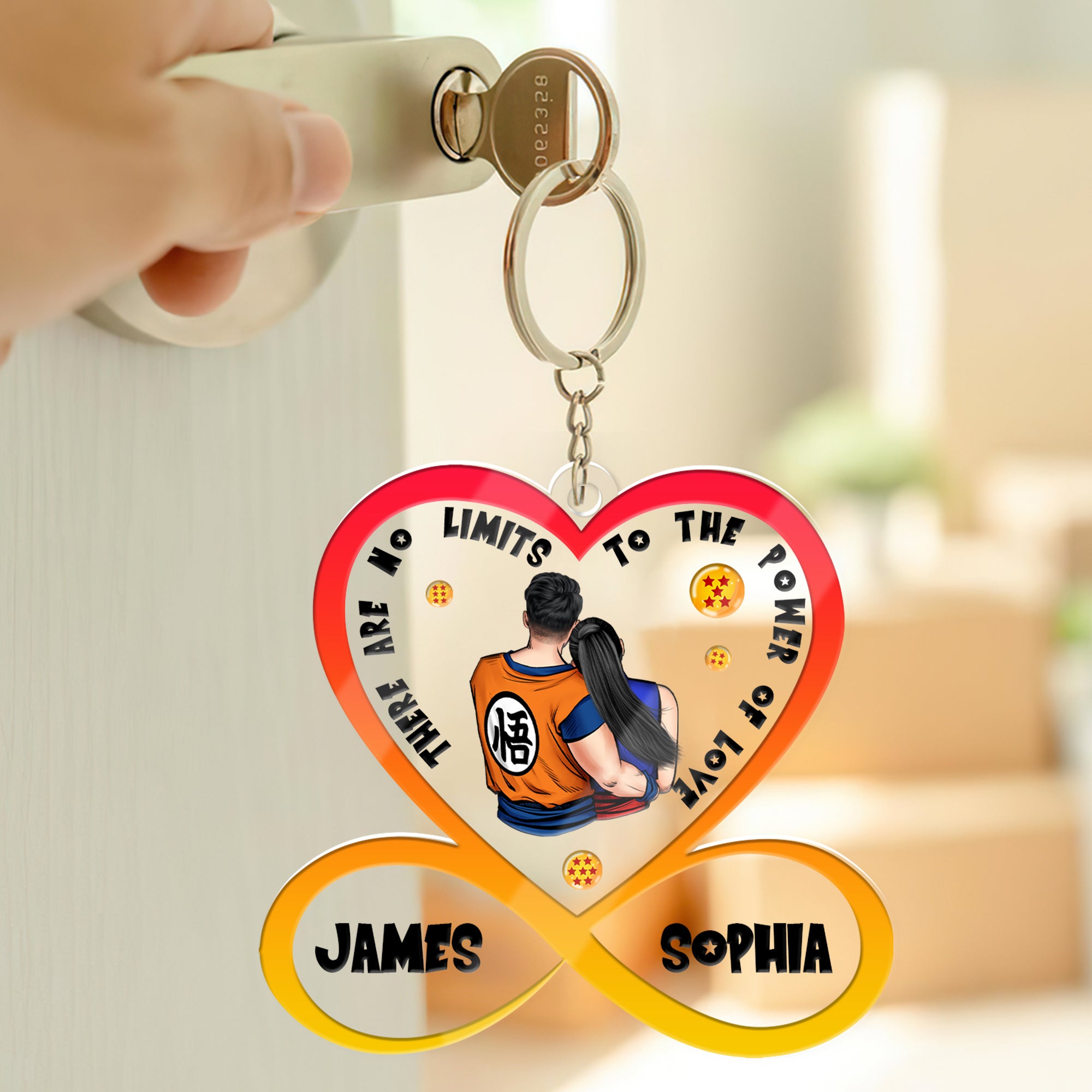 Personalized Gifts For Couple Keychain 03NADC170624HH - Keychains - GoDuckee