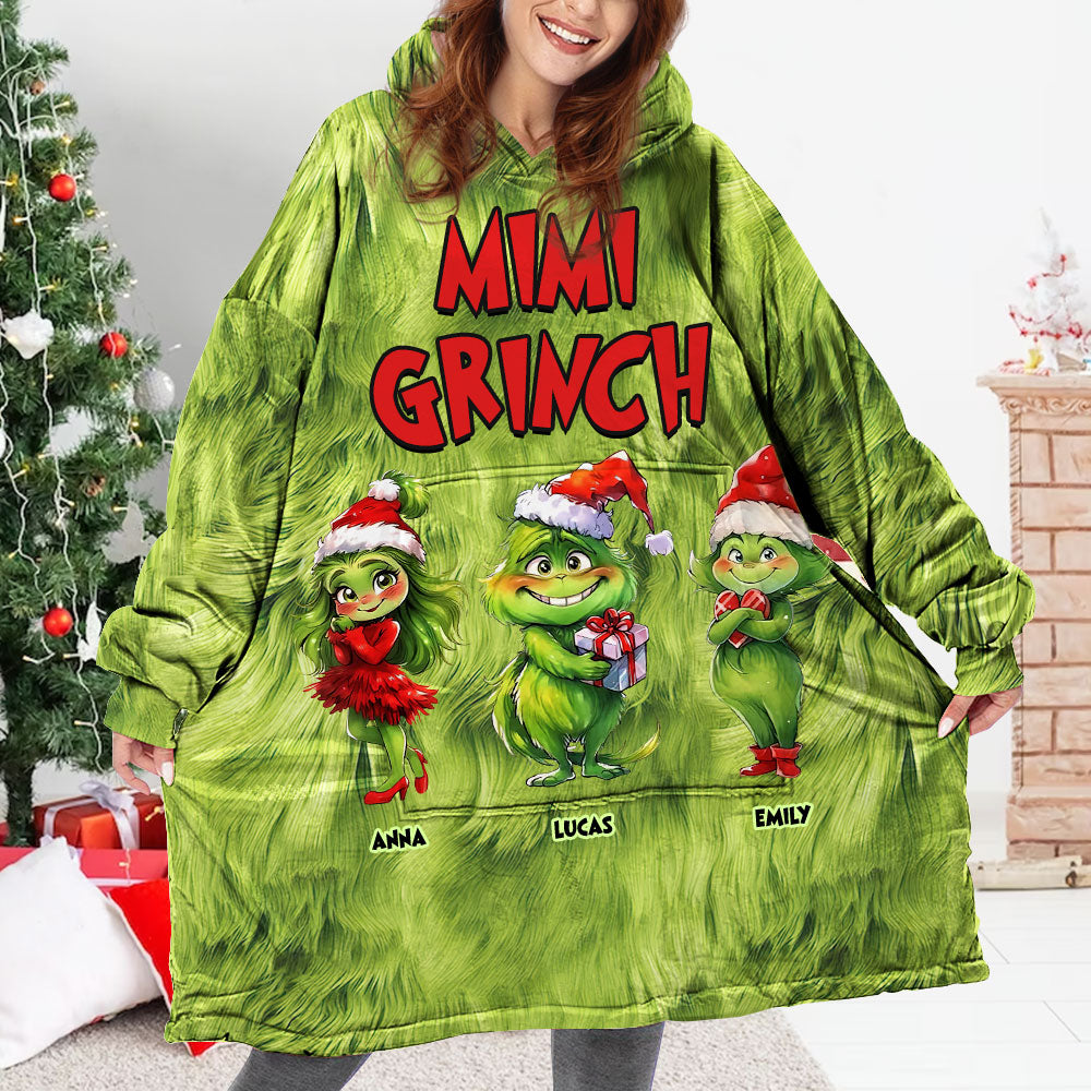 Gift For Family, Personanlized Oversized Hoodie, Green Kids Hoodie, Christmas Gift 03HTTI161123 - AOP Products - GoDuckee