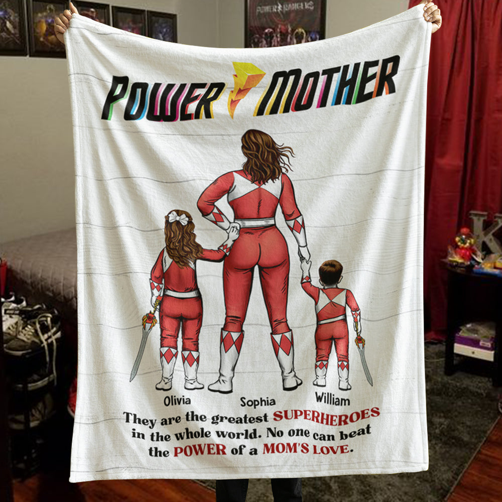 Personalized Gifts For Mom Blanket Power Mother 05HUDT270324HH - Blankets - GoDuckee