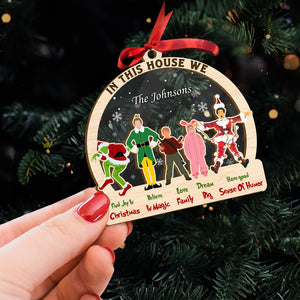 Personalized Gifts For Family Ornament, Classic Christmas Movies 04qhti241024 - Ornament - GoDuckee