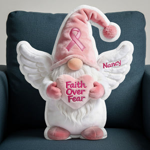 Gnome Cancer Awareness Custom Shape Pillow - Personalized Gifts 03nati111225 - Pillow - GoDuckee