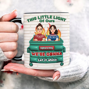 Personalized Gifts For Coworkers Coffee Mug Cute 3D Inflated Effect 04kati021224pa - Coffee Mug - GoDuckee
