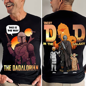 Galaxy Dad Shirt - Personalized Gifts For Dad 03toti020525hg - Shirts - GoDuckee