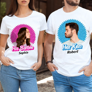 Gift For Couple, Personalized Shirt, His And Her Custom Image Upload Shirt, Couple Gift 02HUTI110723 - Shirts - GoDuckee