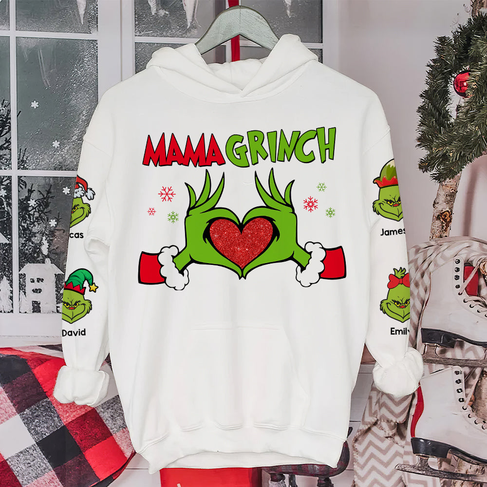 Gift For Family, Personalized 3D Shirt, Christmas Green Monster Family Shirt, Christmas Gift 05NATI290823 - AOP Products - GoDuckee