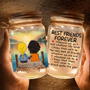 Personalized Gifts For Friends Mason Jar Light 03toti080125hg - Drink Jar - GoDuckee