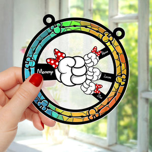Personalized Gifts For Mom Suncatcher Ornament Mommy Mouse 05ohti190225 - Ornament - GoDuckee