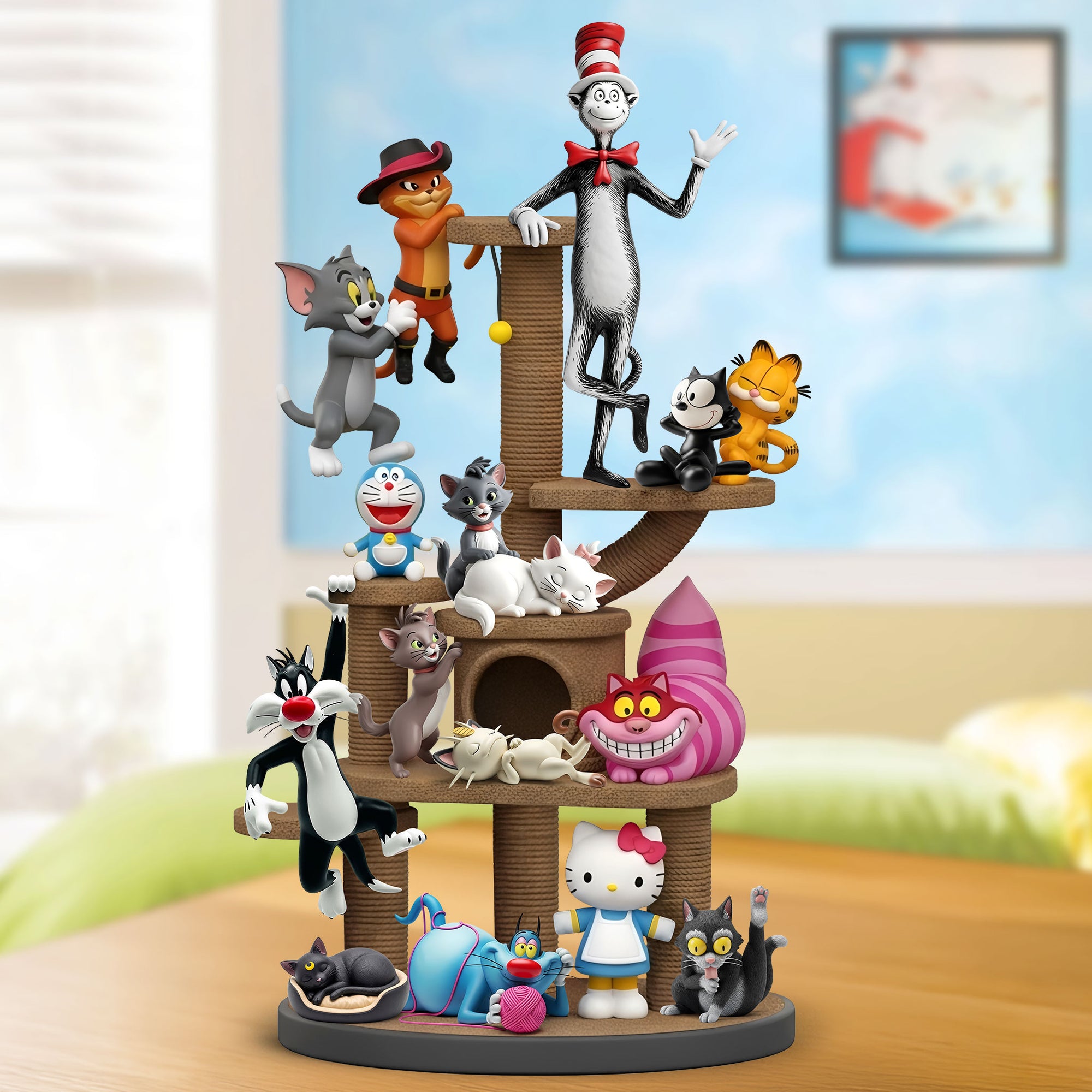 Pop Culture Cats Plaque - Personalized Gifts For Cat Lovers 03qhti300525 - Shaped Plaques - GoDuckee